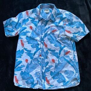 Men’s Tropical Vans Shirt Sz M